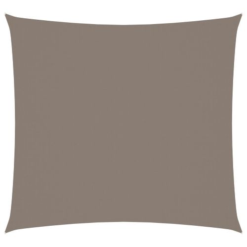 Voile Toile D'ombrage Parasol Tissu Oxford Carré 5 X 5 M Taupe Helloshop26 02_0009520