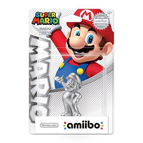 Amiibo Mario Silver Edition Argent