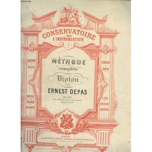 Methode Complete De Violon - En 2 Parties.