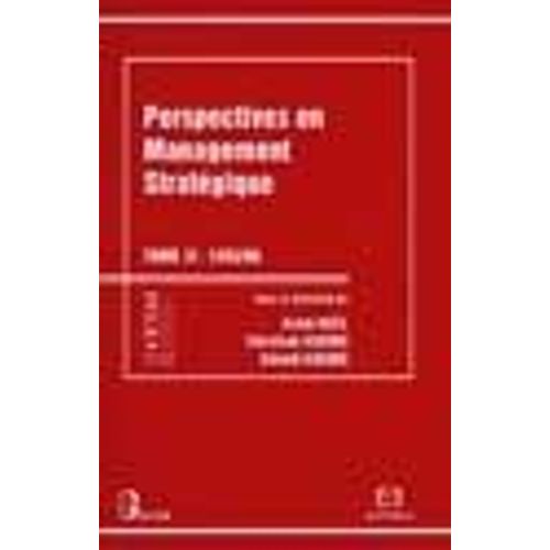 Perspectives En Management Stratégique Tome 4 - 1995-96