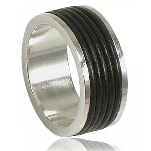 bague cuir homme