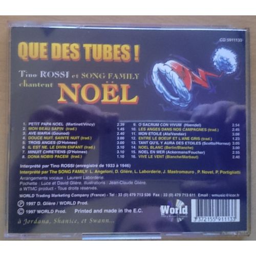 Que Des Tubes! Tino Rossi Et Song Family Chantent Noël