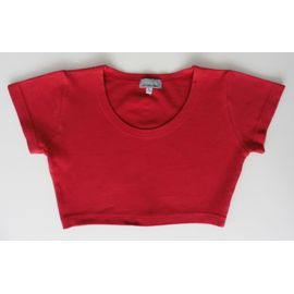 T-Shirt. Brassière. Rouge. 3 Suisses. Taille 38/40