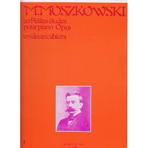 M.Moszkowski 20 Petites Études Pour Piano Op.91 Vol 1