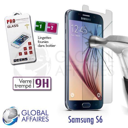 Vitre Trempé Verre Trempé Film Protection Écran Samsung S6