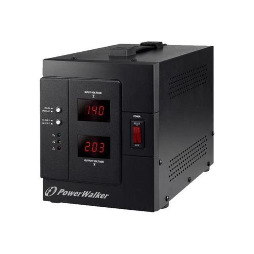 PowerWalker AVR 3000/SIV - Régulateur de tension automatique - CA 230 V - 2400 Watt - 3000 VA - connecteurs de sortie : 2 - noir