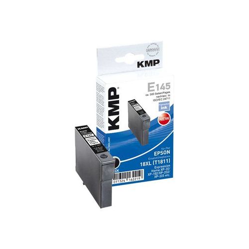 KMP E145 - 14 ml - noir - cartouche d'encre (équivalent à : Epson T1811 ) - pour Epson Expression Home XP-212, 215, 225, 312, 315, 322, 325, 412, 415, 422, 425