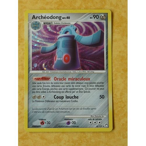 Dp2: Trésors Mystérieux: Archeodong 6/123  Holo Fr