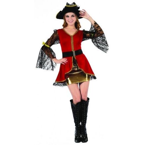 Déguisement Pirate Femme, Taille Medium