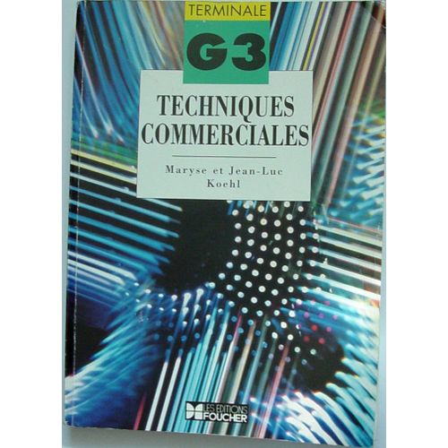 Techniques Commerciales - Terminale G3