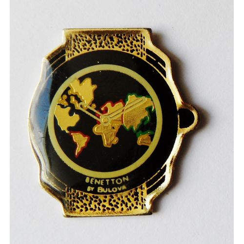 Pin's Cadran Montre Benetton