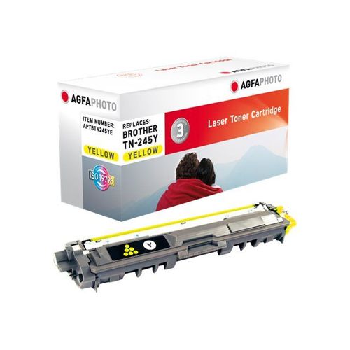 AgfaPhoto - Jaune - cartouche de toner (équivalent à : Brother TN245Y ) - pour Brother DCP-9015, DCP-9020, MFC-9140, MFC-9330, MFC-9340; HL-3140, 3150, 3170