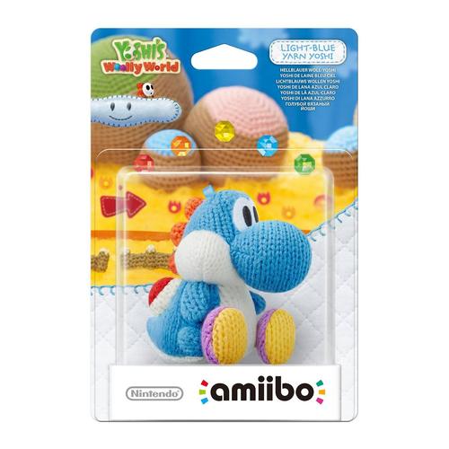 Amiibo Yoshi's Woolly World - Yoshi De Laine : Bleu Ciel