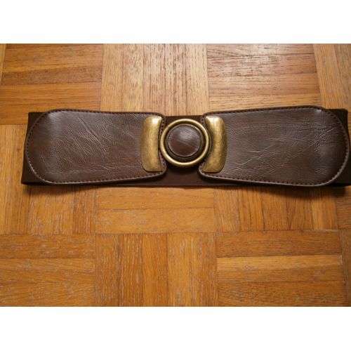 Ceinture Marron Taille M Marque Bershka Decoration Doree