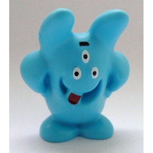 Figurine Kinder 2010 "Petits Monstres" Monstre Bleu Clair Un 028