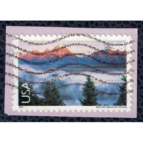 Etats Unis 2009 Oblitéré Used Grand Teton National Park Wyoming Sur Fragment
