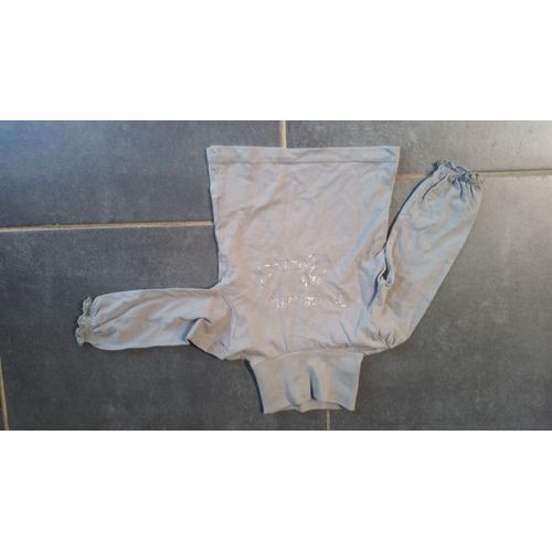 Sous-Pull In Extenso Col Roulé 2 Ans "Dance With My Band" Gris