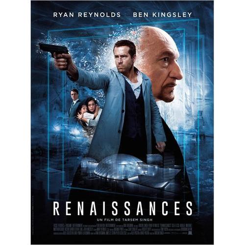 Renaissances /Self/Less -Véritable Affiche De Cinéma Pliée -Format 40x60 Cm -De Tarsem Singh Avec Ryan Reynolds, Ben Kingsley, Natalie Martinez, Matthew Goode, Michelle Dockery, Melora Hardin - 2015