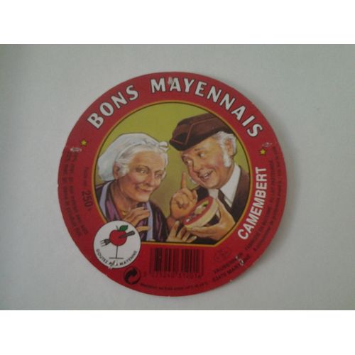 Etiquette Camembert Bons Mayennais