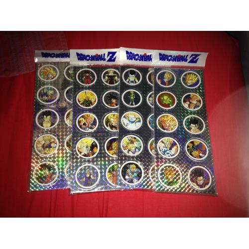 Pogs Dragon Ball Z Neuf 4 Planches