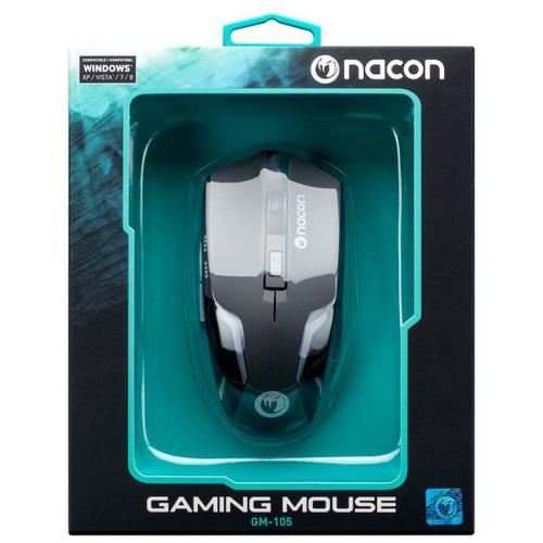 SOURIS NACON GAMING AVEC CAPTEUR OPTIQUE 6 BOUTONS POUR PC GM-150