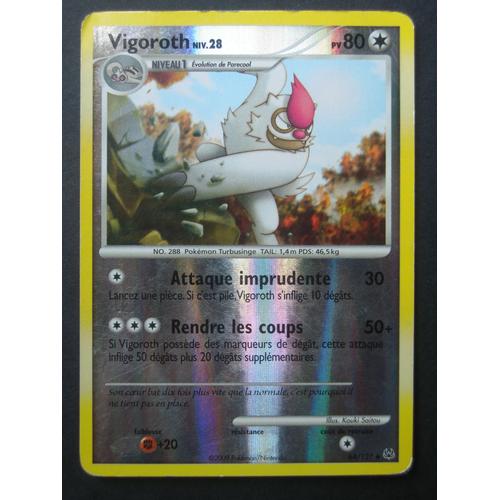 Carte Pokemon - Vigoroth - 64/127 - Reverse - Platine -
