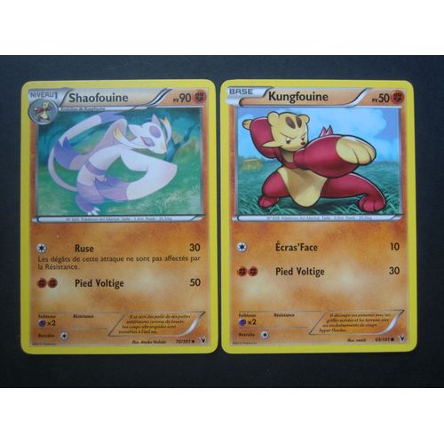 Carte Pokémon Shaofouine 70/101 Série Noir Et Blanc Nobles Victoires En Français