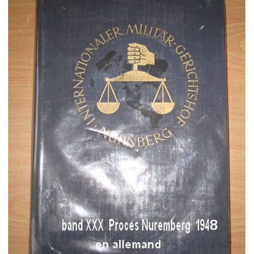 Proces Nuremberg Tome Xxx