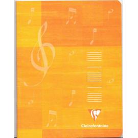 Cahier de Musique et Chant: cahier de musique avec portée et carreaux | 1  page Seyes pour les paroles, annotations et 1 page portée pour le solfège 