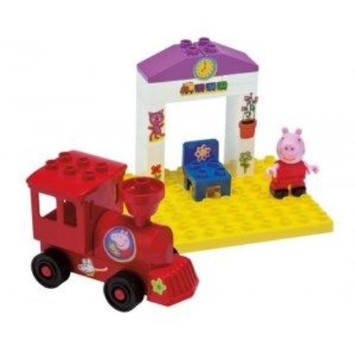 Peppa Pig La Station De Train, 15 Pieces, Play Bloxx