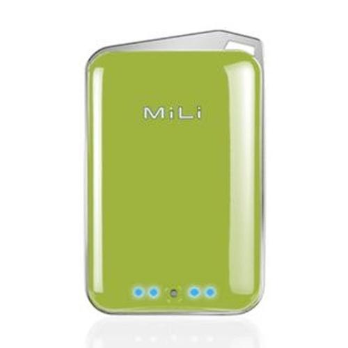 Batterie Externe Mili Crystal Plus De 2600 Mah Coloris Vert Glossy