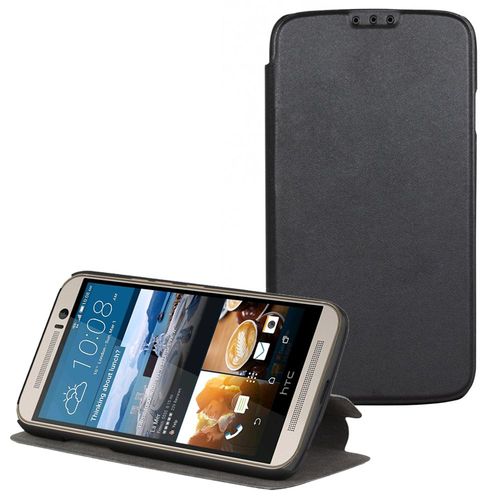Etui Rabat Latéral Folio Noir Pour Htc One M9