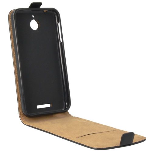 Etui Rabat Vertical Noir Pour Htc Desire 510 Logement Carte Fermeture Aimantée