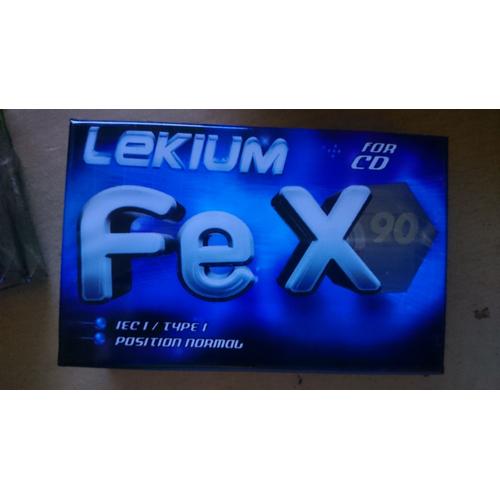 Cassettes Audio Lekium Fex 90 Minutes