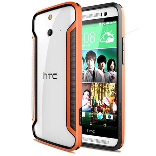 Protection Bumper Nillkin Semi-Rigide Noir Et Orange Htc E8