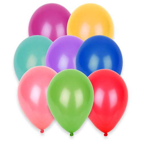 100 Ballons Différentes Couleurs 27 Cm - 51081