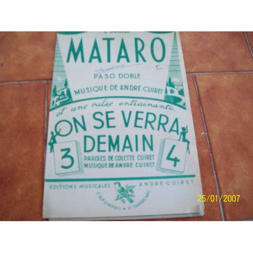 Mataro , On Se Verra Demain