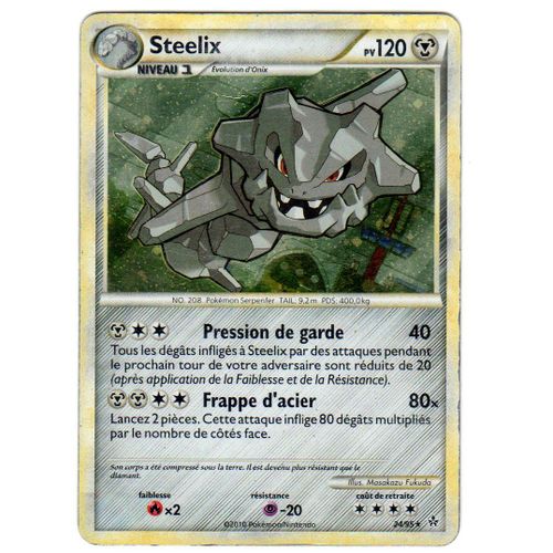 Steelix Niv.1 - Heartgold Soulsilver Déchainement - 120 Pv 24/95