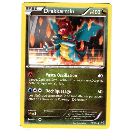 Carte Pokemon - Drakkarmin - 70/101 - Reverse - Explosion Plasma -