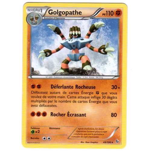 Golgopathe 49/106 - Xy Etincelles