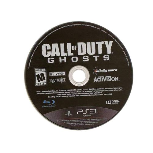 Jeu Ps3 : Call Of Duty Ghosts (Loose)
