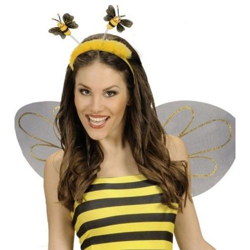 Serre Tête Abeille Avec Fourrure Adulte,