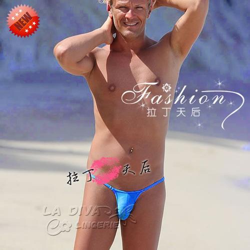 String Transparent Plage Homme Viril Underwear Man Men Uomo Thong Beach