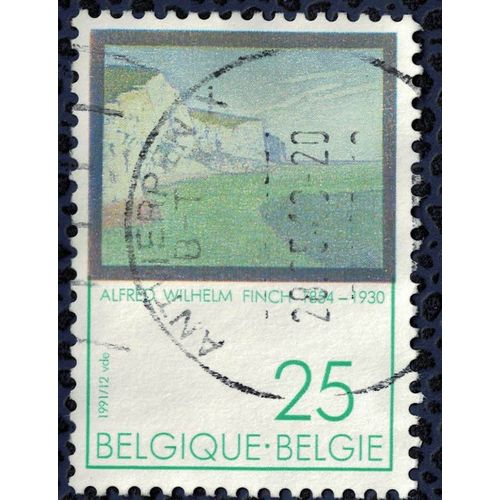 Belgique 1991 Oblitéré Rond Used Alfred Wilhelm Finch Peintre Graveur Et Céramiste