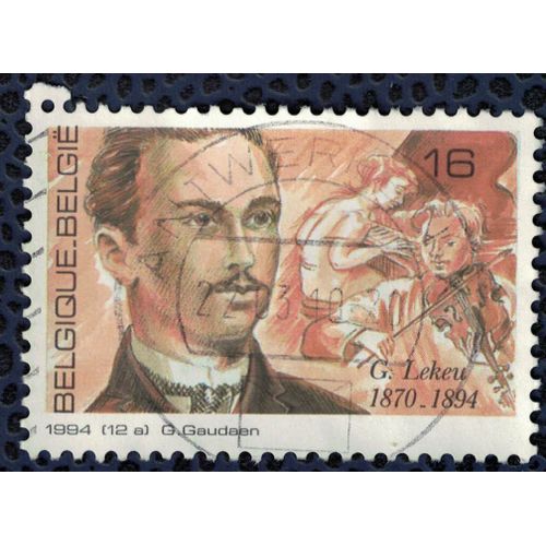 Belgique 1994 Oblitéré Rond Used Guillaume Lekeu Compositeur