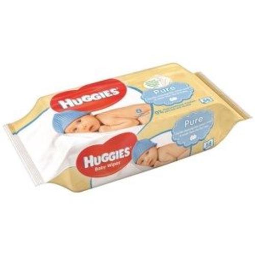 Lingettes pour bébé x56 Huggies Pure