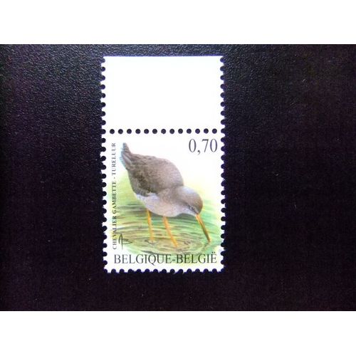 Belgica Belgique 2002 Oiseau- Chevalier Gambette Yvert Nº 3131 ** Mnh