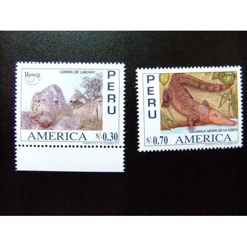 Perou Peru 1996 Faune Yvert 1076/1077 ** Mnh Upaep