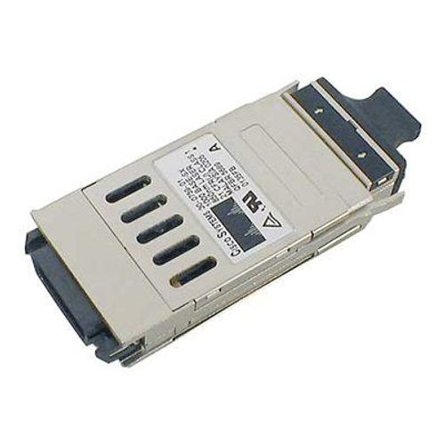 Cisco - Module transmetteur GBIC - 1GbE - 1000Base-SX - SC/PC multimode - jusqu'à 1 km - 850 nm - pour Catalyst 29XX, 4500; Network Processing Engine uBR7200; Supervisor Engine 2, V, V-10