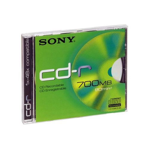 Sony CDQ-80ND - CD-R - 700 Mo (80 min) 48x - boîtier CD